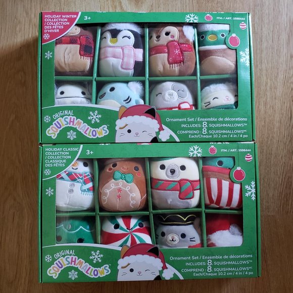 Squishmallow Set 5 Pezzi Squadra Natalizia 2022 – Peluche Mini, Originali Kellytoy, Nuovo - Foto 2